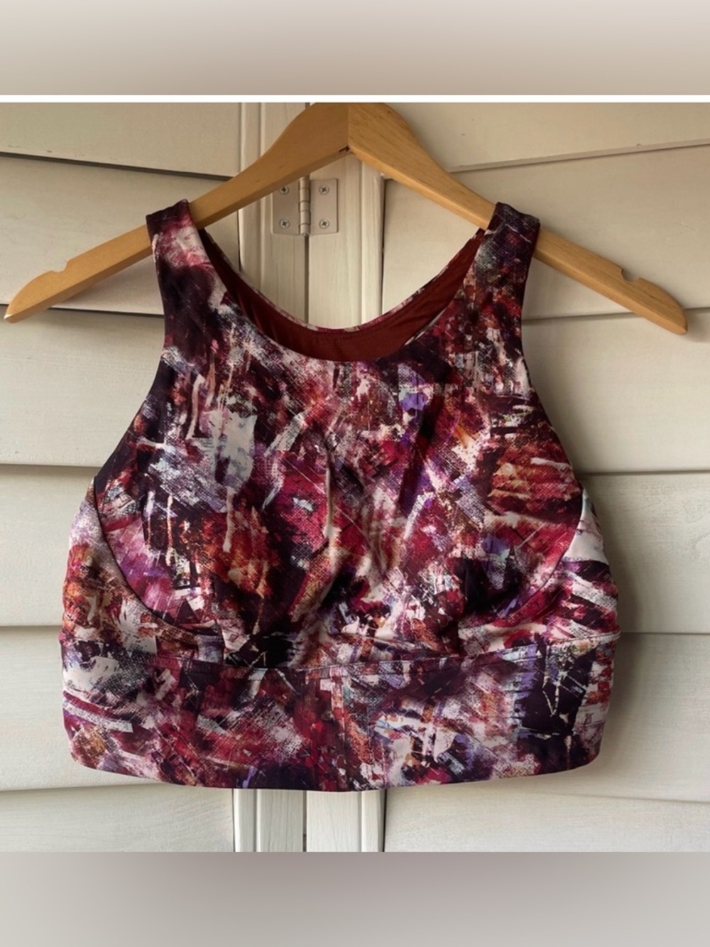 LULULEMON Wunder Train Urbantricity Long Line High Neck Cropped Tank bra